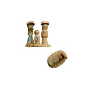 Vintage Tiny Miniature Holy Family
